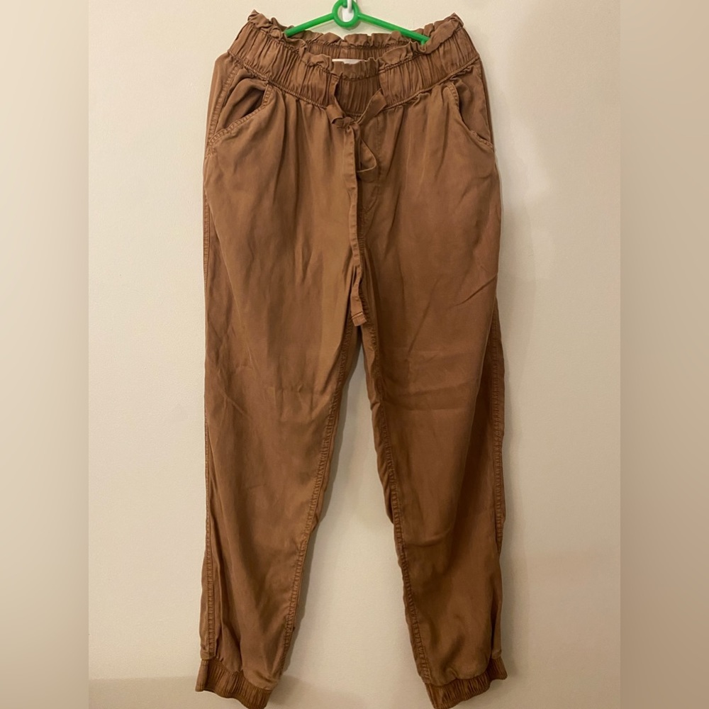 Coffee Brown High-Rise Joggers